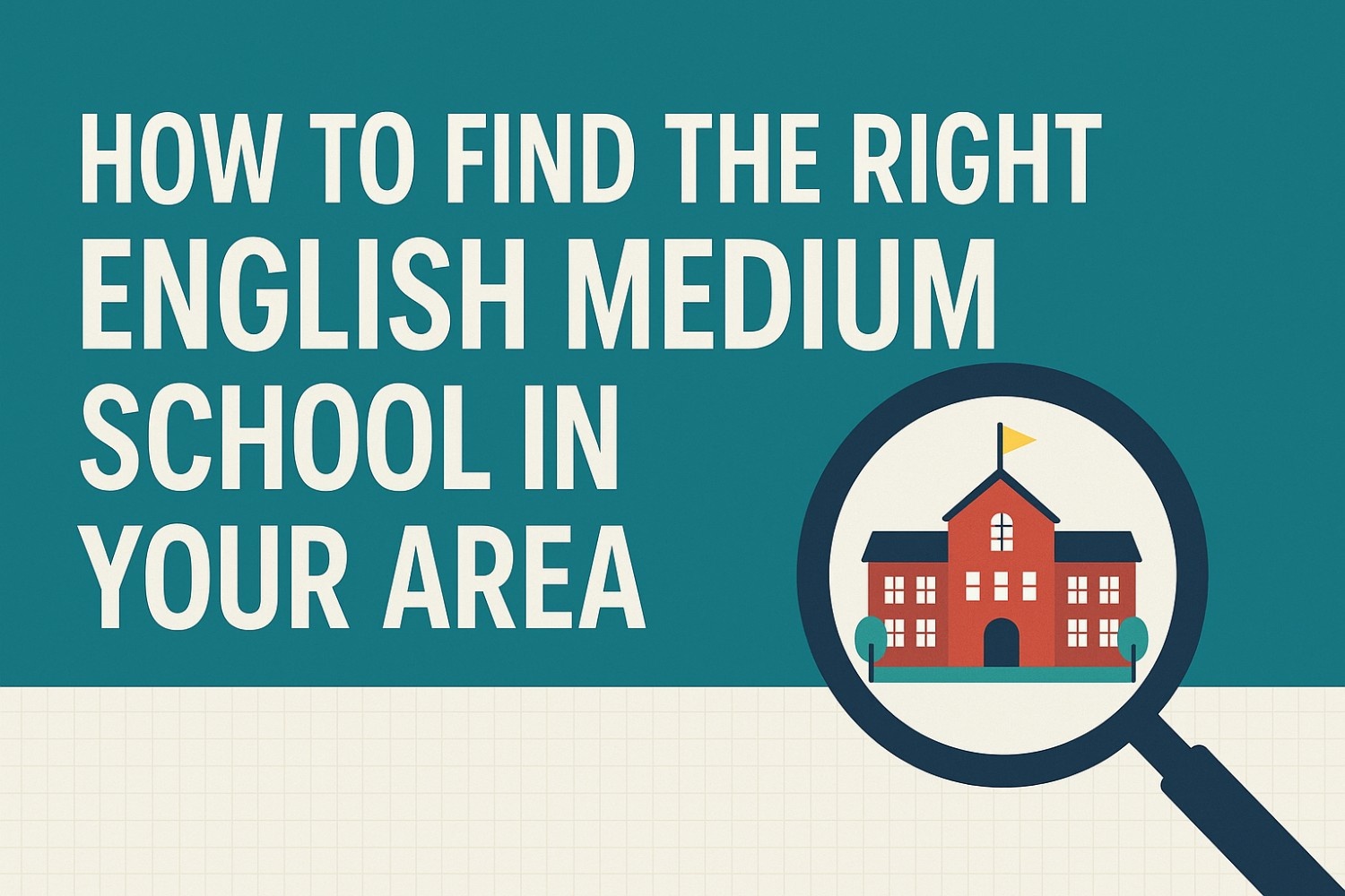 How to Find the Right English Medium School in Your Area